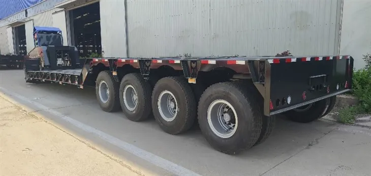 فور ایکسل لو چیسس ٹرانسپورٹیشن سیمی ٹریلر