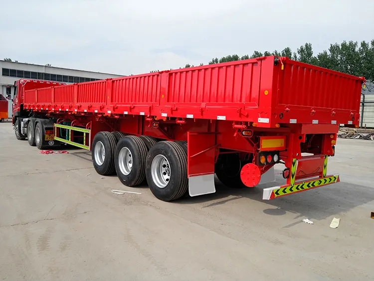 سائیڈ ٹپنگ ڈمپ سیمی ٹریلر