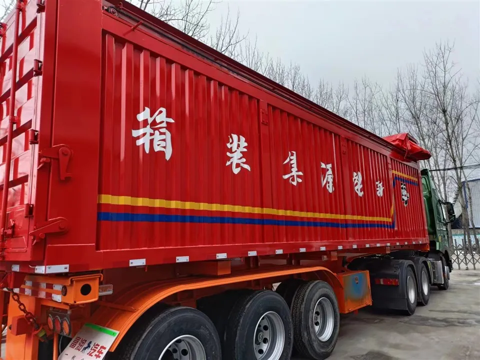 سائیڈ فلپ ڈمپ ٹرک