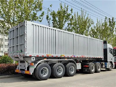 سائیڈ فلپ ڈمپ ٹرک